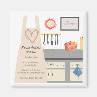 Aimant Pour la cuisine catholique