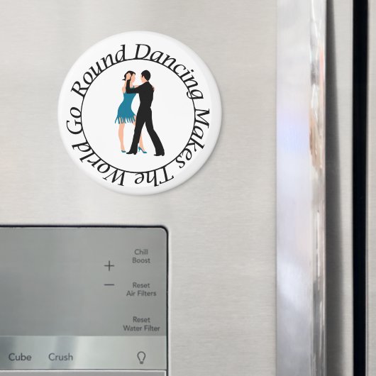 Aimant pour la danseuse en ronde (In situ (réfrigérateur))