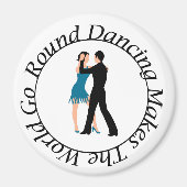Aimant pour la danseuse en ronde (Devant)