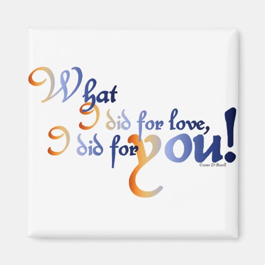 Aimant Pour l'aimant (Devant)