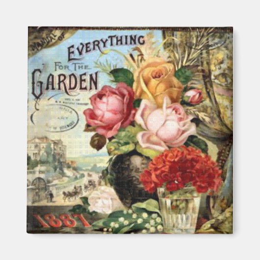 Aimant Pour l'aimant du jardin (Devant)