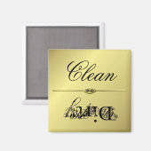 aimant pour lave-vaisselle en or (Recto/Verso)
