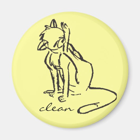 Aimant pour lave-vaisselle Kitty (Devant)