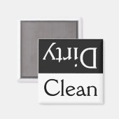 Aimant pour lave-vaisselle sale/propre (Recto/Verso)