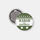 Aimant Pour le président Radar (Recto/Verso)
