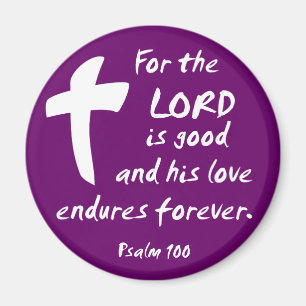 Aimant Pour le seigneur est bon, et son amour supporte