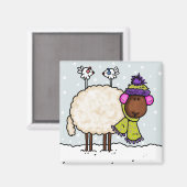aimant pour mouton d'hiver (Recto/Verso)