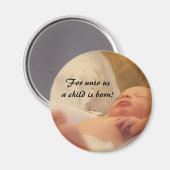 Aimant Pour nous un enfant est né ! (Recto/Verso)