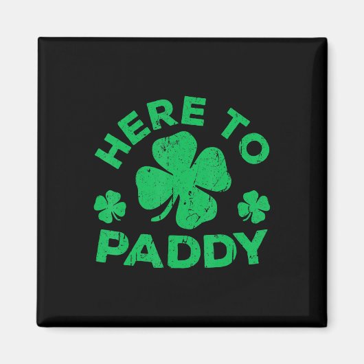 Aimant Pour Paddy St Patrick's Day 3 (Devant)