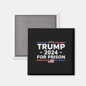 Aimant Pour Prison 2024 drapeau américain Vintage (Recto/Verso)