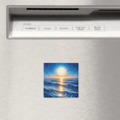 Aimant pour réfrigérateur Coucher de soleil (In Situ (Lave-vaisselle))