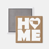 Aimant pour réfrigérateur Oklahoma Home Heart Stat (Recto/Verso)
