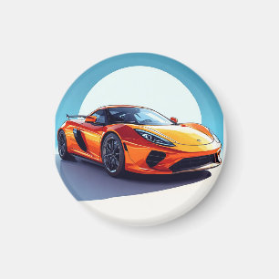 Aimant pour réfrigérateur voiture de sport Cadeau 
