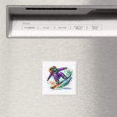 Aimant pour snowboardeur   (In Situ (Lave-vaisselle))