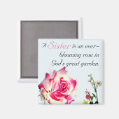 Aimant Pour Soeur - Le Jardin de Dieu (Recto/Verso)