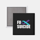 Aimant Pour Suicide Sensibilisation au suicide Ribbon Sui (Recto/Verso)