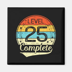 Aimant Pour T-shirt 25e Anniversaire de Mariage Lui Elle