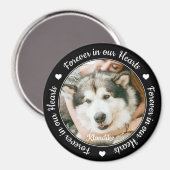 Aimant Pour toujours dans notre coeur Keepsaké animal de (Recto/Verso)