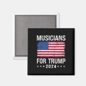 Aimant Pour Trump 2024 (Recto/Verso)
