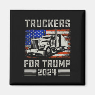 Aimant Pour Trump American Flag - Trump Vintage 2024