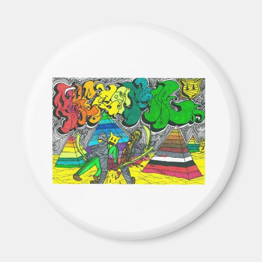 Aimant Pourcentage de zombies de hachage (Devant)