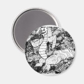 Aimant Pourcentage Godzilla (Recto/Verso)