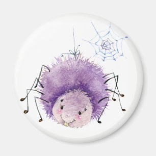 Aimant pourpre mignon d'araignée