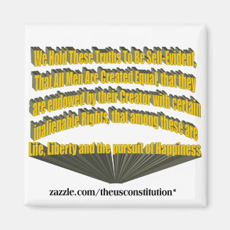 Aimant Poursuite du bonheur 3D Jaune