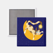 AIMANT POUSSER SUR LA LUNE (Recto/Verso)