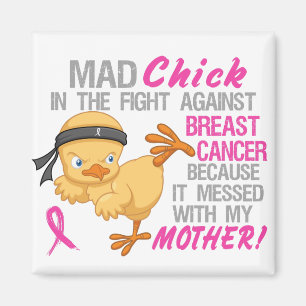 Aimant Poussin fou sali avec le cancer du sein de la mèr
