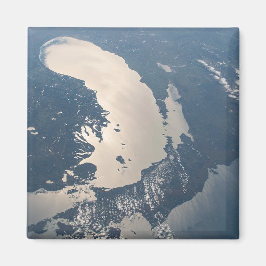 Aimant Poutres Sunglint Au Bord Du Lac Michigan (Devant)