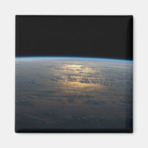 Aimant Poutres Sunglint Au Large D'Un Pacifique Sud En Pa