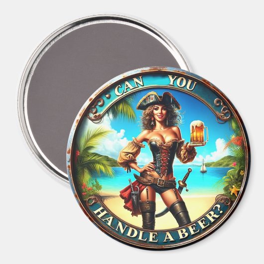 Aimant Pouvez-Vous Supporter Une Bière (Recto/Verso)