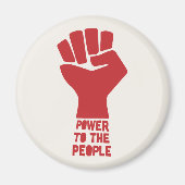 Aimant Pouvoir au peuple (Devant)
