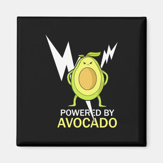Aimant Powered by Avocado (Devant)