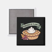 Aimant Powered by Plante Citrouille Pie ・ Vegan Thanksgiv (Recto/Verso)