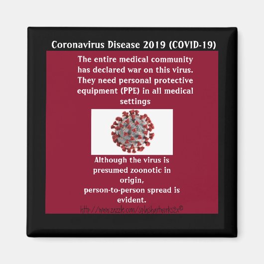 Aimant "PPE Médicale" (Devant)