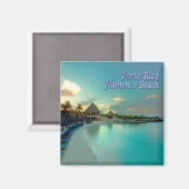 Aimant PR003 PORTO RICO, île de Culebra, réfrigérateur (Recto/Verso)