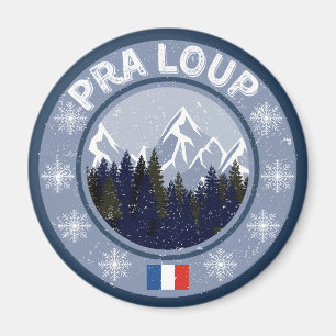 Aimant Pra-Loup Station de Ski