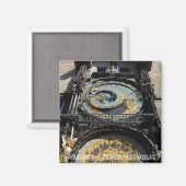 Aimant Prague, Horloge astronomique (Aimant frigo) (Recto/Verso)