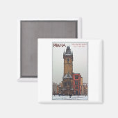 Aimant Prague - Hôtel de Ville (Recto/Verso)