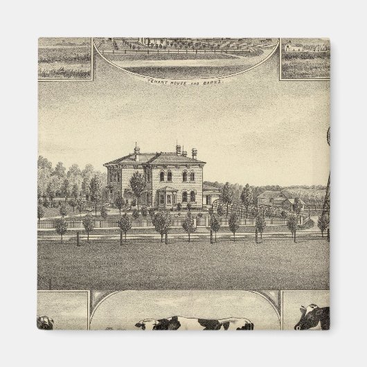 Aimant Prairie Lawn Farm (Nebraska) (Devant)