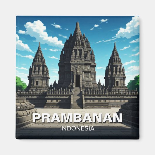 Aimant Prambanan Temple Indonésie UNESCO (Devant)