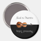 Aimant Pratique unique de violon Rappel réversible (Recto/Verso)