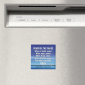 Aimant PRATIQUER LA PAUSE Prier Inspirationnel chrétien (In Situ (Lave-vaisselle))