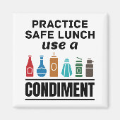 Aimant Pratiquer un déjeuner sécuritaire Utiliser un cond (Devant)