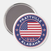 Aimant Prattville, Alabama (Recto/Verso)