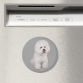 Aimant précieux Bichon Frise (In Situ (Lave-vaisselle))