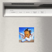 Aimant Precious Baby Angel African American Cherub (In Situ (Lave-vaisselle))