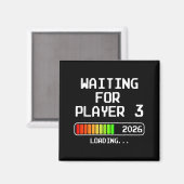 Aimant Pregnancy Announcement 2026 Waiting For Player 3 D (Recto/Verso)